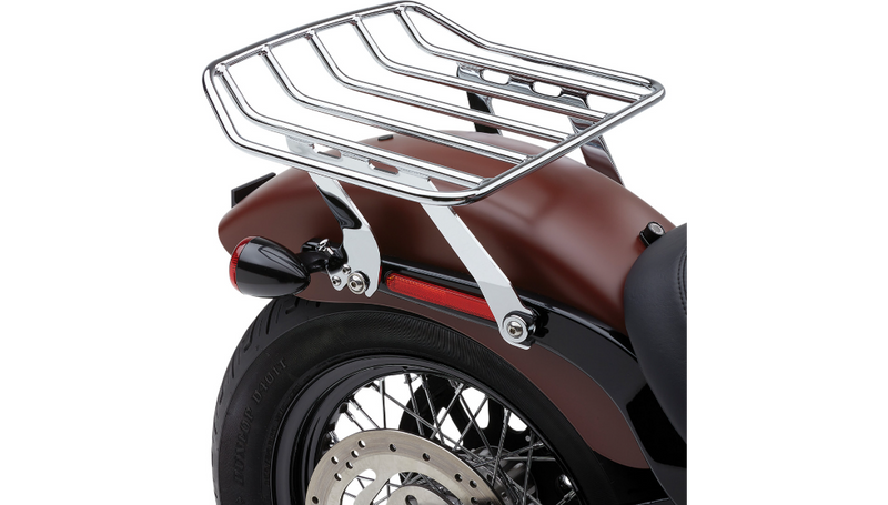 COBRA Detachable Solo Rack - '18-'20 Softail FLSL - Chrome 602-2610 - PartsOutlet.com.au