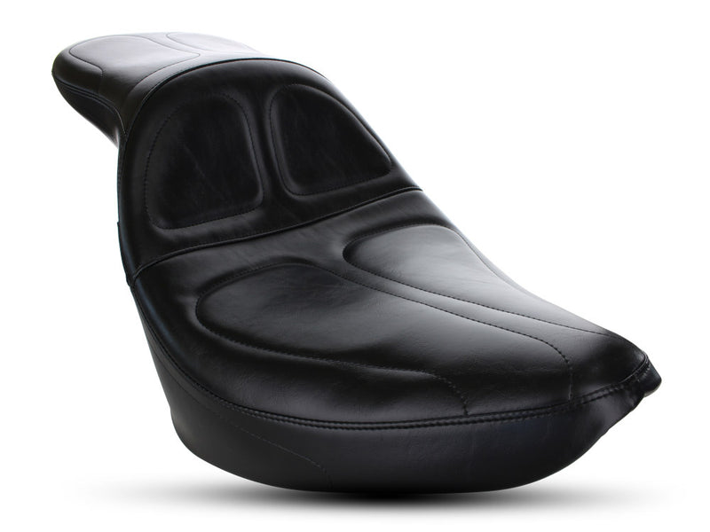 LE PERA Maverick Daddy Long Leg Dual Seat. Fits Softail 2000-2017 With 130 Or 150 OEM Rear Tyre -LX-910DL - PartsOutlet.com.au