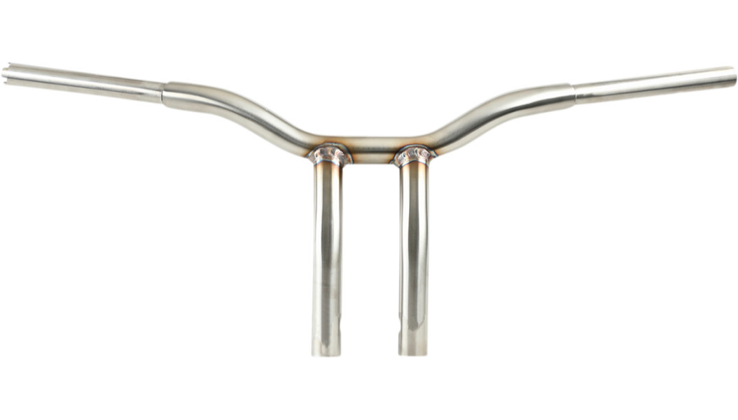 LA CHOPPERS Handlebar - Kage Fighter - One Piece - Bent - 10" - Stainless Steel LA-7338-10SS