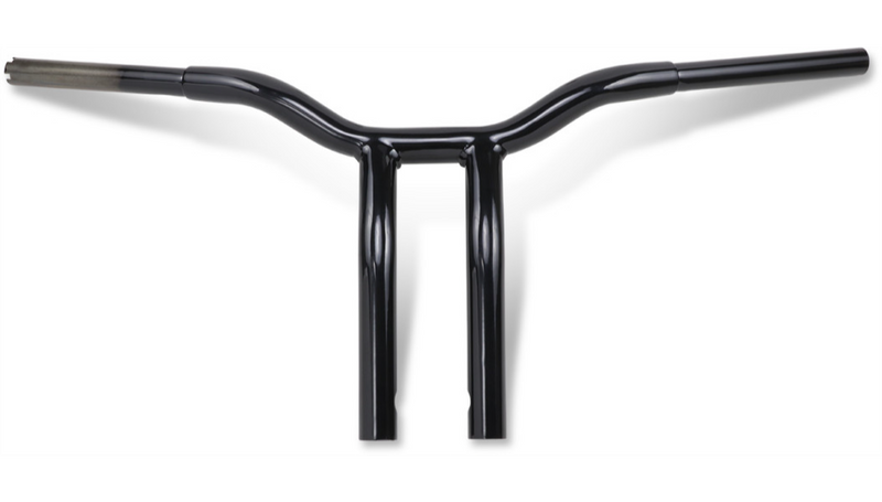 LA CHOPPERS Handlebar - Kage Fighter - One Piece - Bent - 12" - Black - LA-7338-12B