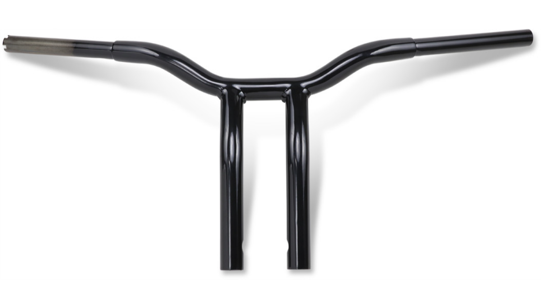 LA CHOPPERS Handlebar - Kage Fighter - One Piece - Bent - 12" - Black LA-7338-12B