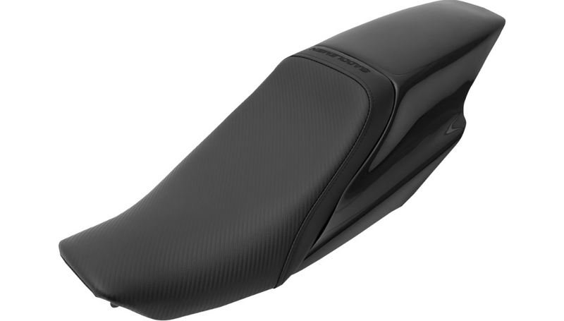 SADDLEMEN Eliminator Seat Kit - Carbon Fiber - Sportster '04-'20 - Z4282 - PartsOutlet.com.au