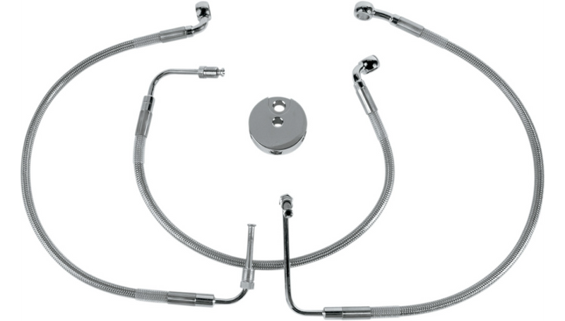 DRAG SPECIALTIES Brake Line- Front -17-1/4" / 16-1/2" - XLS '96-'03 - 640312