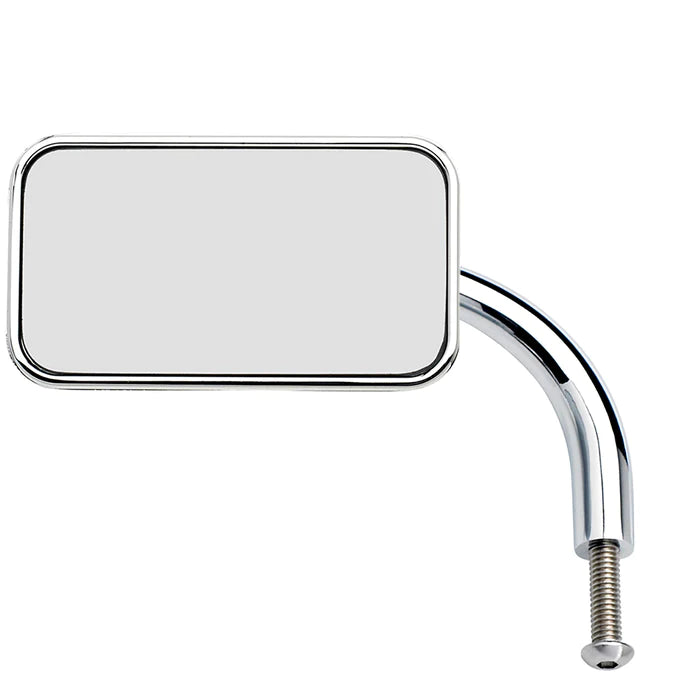 BILTWELL Rectangular Mirror - Chrome - Single - 6502-100-501 - PartsOutlet.com.au