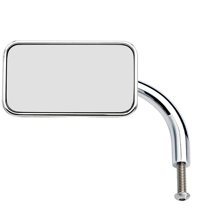BILTWELL Rectangular Mirror - Chrome - Single - 6502-100-501