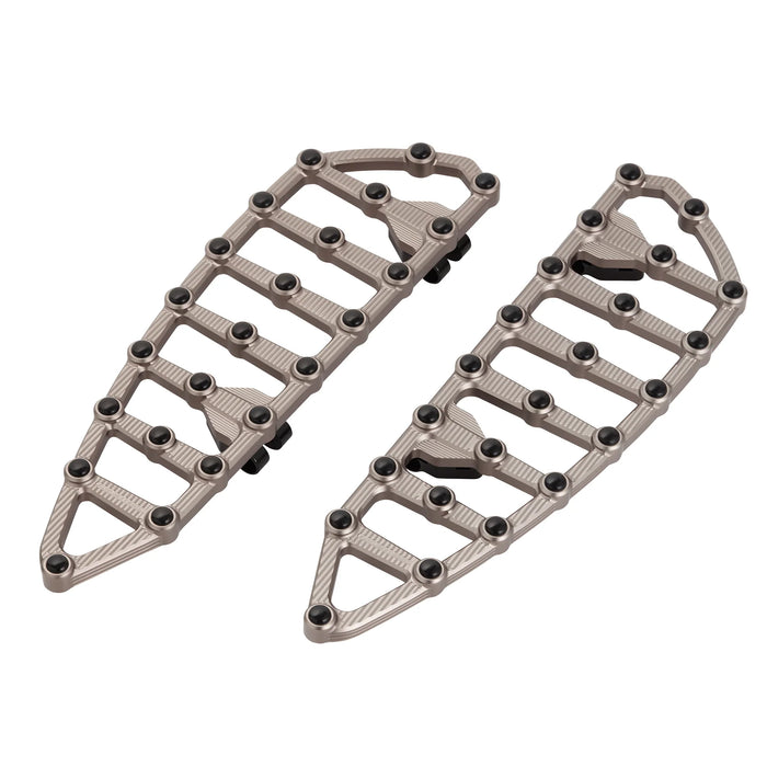 ARLEN NESS NESS-MX FLOORBOARDS, TITANIUM - 18-up FL SOFTAIL - 410-013