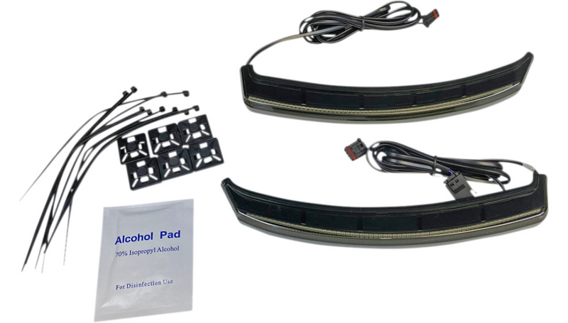 CUSTOM DYNAMICS Saddlebag Lights - Smoke - Indian '19-'24 - CD-INDBAG-INT-S