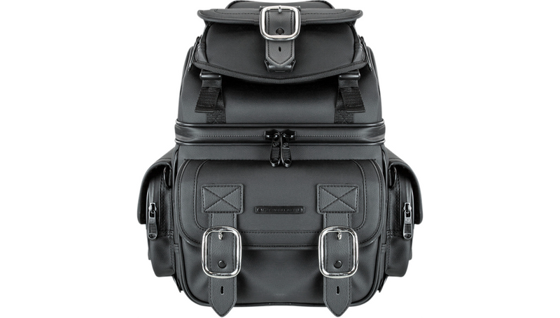 SADDLEMEN BR1800D Sissy Bar Bag - Black EX000971 - PartsOutlet.com.au