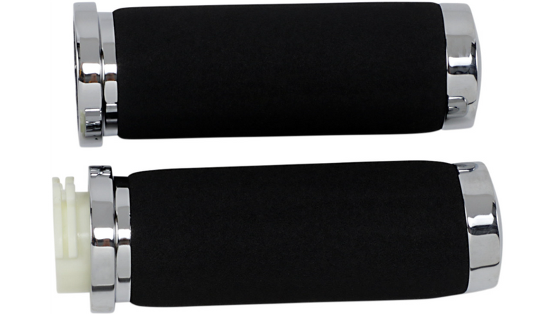 DRAG SPECIALTIES Grips - Sundance® - Harley-Davidson 1980-2022 - Throttle Boss 351358-BC310 - PartsOutlet.com.au