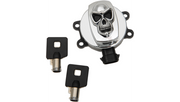 DRAG SPECIALTIES Ignition Switch - Skull - Harley-Davidson 2011-2022 - Chrome E21-0214SKD - PartsOutlet.com.au