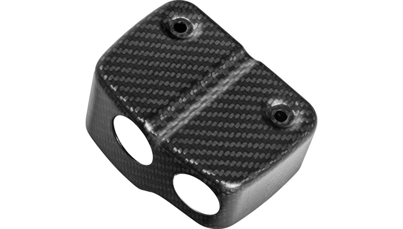 SADDLEMEN Coil Cover - Carbon Fiber - Gloss Black - Dyna '99-'05 - CF-899-04-001M