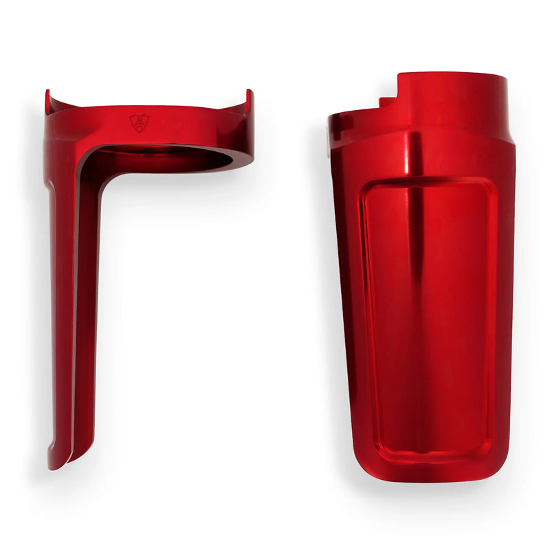 ARLEN NESS Method Bagger Fork Guards, Red - 14-up FLT Touring Models FLHT / FLHX / FLTRX - 120-021 - PartsOutlet.com.au