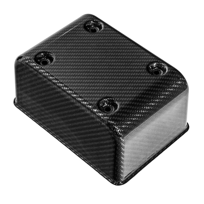 SADDLEMEN Fuse Block Cover - Carbon Fiber - Gloss Black - Dyna '99-'03 - CF-899-04-003
