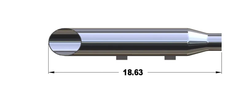 KHROME WERKS Mufflers - Slashcut - XL 2014-2022 - 202395 - PartsOutlet.com.au