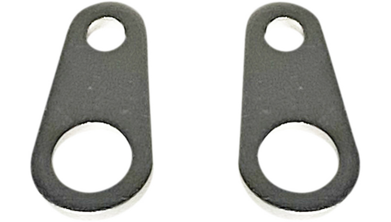 CUSTOM DYNAMICS Mount - Micro Turn Signal - Straight Bracket - Silver - CD-MICRO-S
