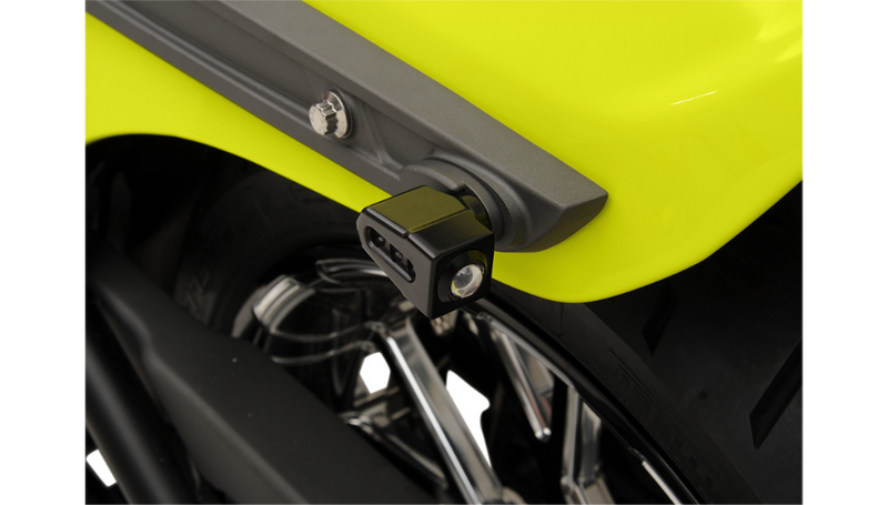 JOKER MACHINE Side-mount LED Turn Signals - Black/Red 05-206-RB - PartsOutlet.com.au
