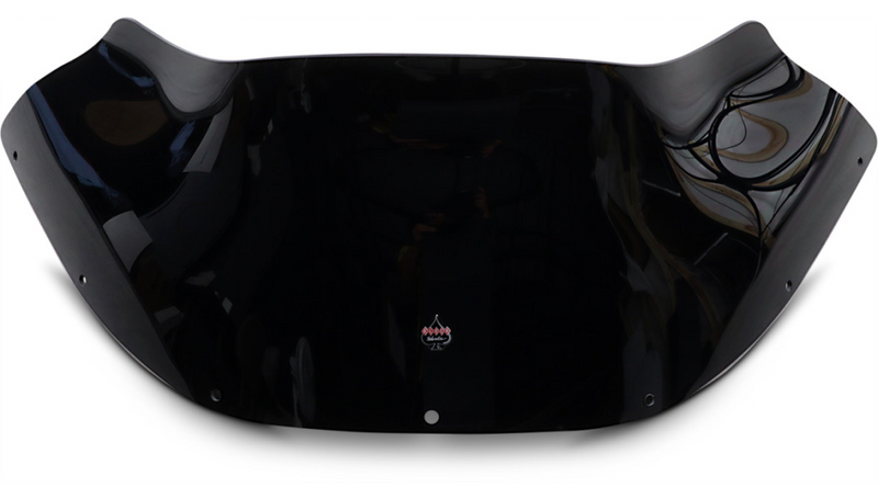 KLOCK WERKS Flare Windshield - 9" - Black - FXRP '85-'92 - KWW-02-0501