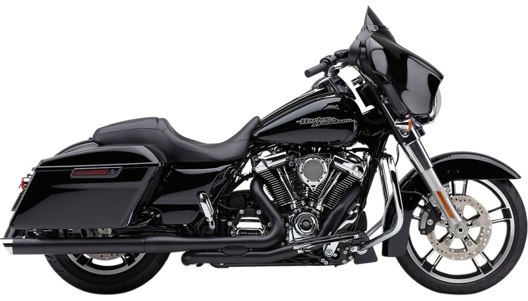 COBRA 3" Mufflers - Black - '17-'20 Bagger 6021RB