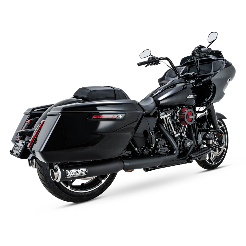 VANCE & HINES Supersport Slip-On Mufflers - Black - Touring '17-'25 - 46721