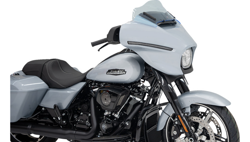 KLOCK WERKS Kolor Flare Windshield - 8" - Blue Ice - Street Glide FLHX 2024+ - KWW-01-0727