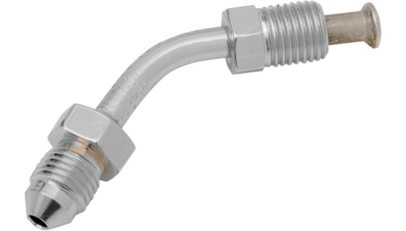 DRAG SPECIALTIES #3 Male Fitting - 3/8"-24 Inverted Flare - 45¬∞ 281