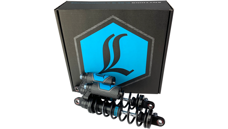 LEGEND SUSPENSION REVO ARC Piggyback Shocks - Heavy Duty - Black - 13" - Dyna '99-'17 - 1310-1891