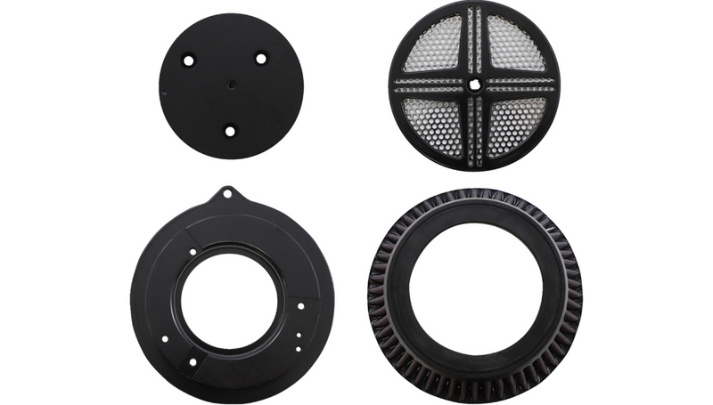 BARON XXX Air Cleaner - Black - Yamaha '98-'17 - V-Star 650 BA-2311-00B - PartsOutlet.com.au