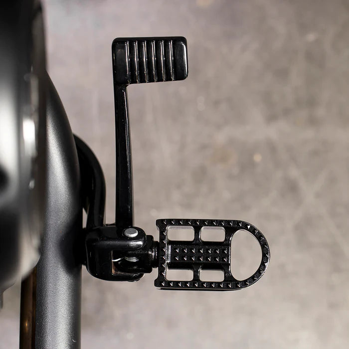 BILTWELL Mushman Step Footpegs - Black - Softail '18+ - 7002-201-03 - PartsOutlet.com.au