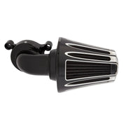 ARLEN NESS DEEP CUT® MONSTER SUCKER® AIR CLEANER, BLACK - 00-17 TWIN CAM (Exc. FBW & 99-01 FI FLT) - 81-004 - PartsOutlet.com.au