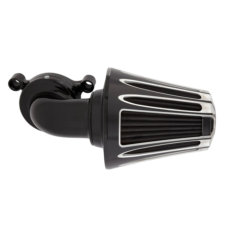 ARLEN NESS DEEP CUT® MONSTER SUCKER® AIR CLEANER, BLACK - 00-17 TWIN CAM (Exc. FBW & 99-01 FI FLT) - 81-004 - PartsOutlet.com.au