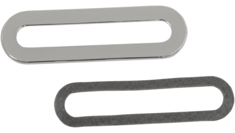 DRAG SPECIALTIES Billet Indicator Light Bezel - Harley-Davidson 1996-2013 - Chrome 2202-0062 - PartsOutlet.com.au