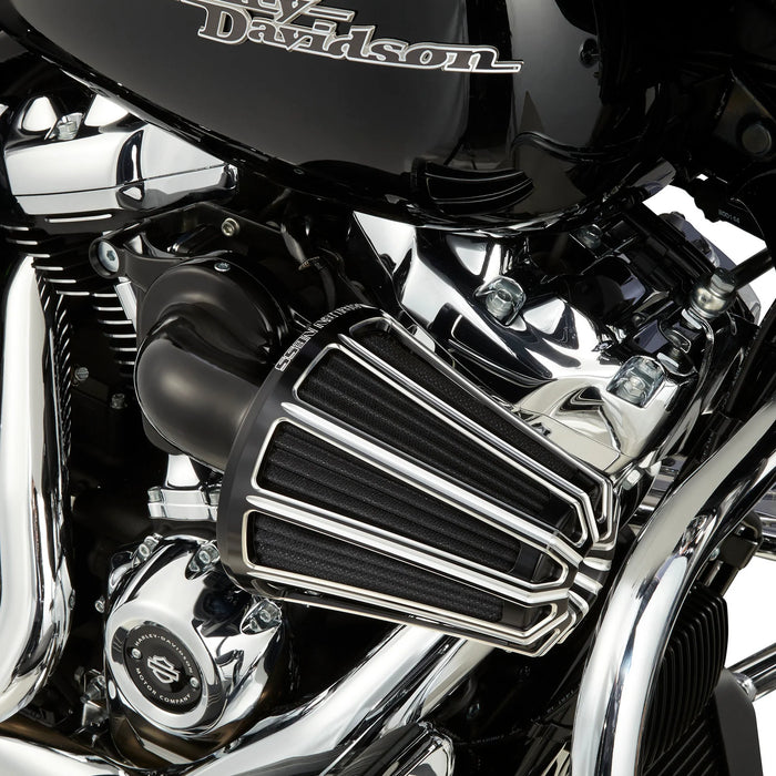 ARLEN NESS 10-GAUGE® MONSTER SUCKER® AIR CLEANER, BLACK - 91-up XL SPORTSTER - 81-012 - PartsOutlet.com.au