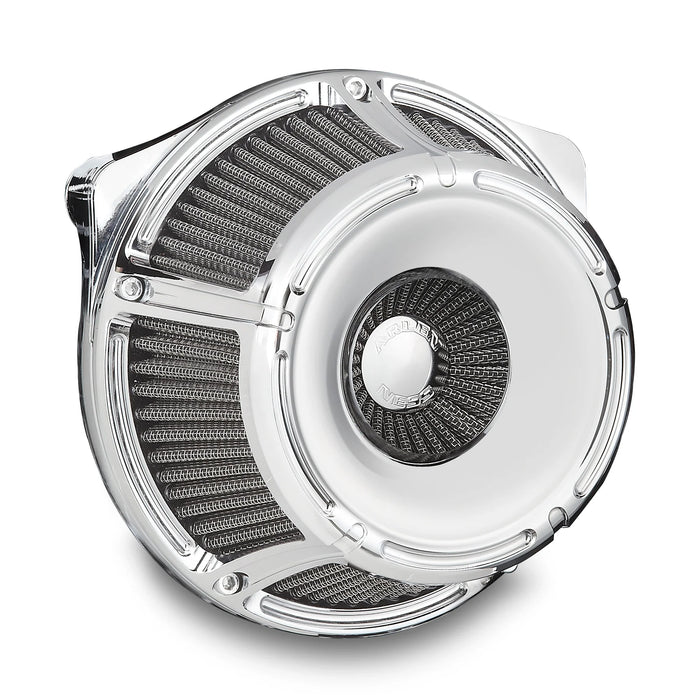 ARLEN NESS SLOT TRACK INVERTED SERIES AIR CLEANER, CHROME - 00-17 TWIN CAM (Exc. FBW & 99-01 FI FLT) - 18-922 - PartsOutlet.com.au