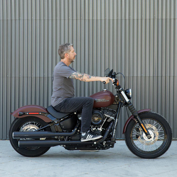 BILTWELL Handlebar - Chump - TBW - Black - TBW W/ INSERT - 6005-2017 - PartsOutlet.com.au