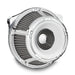 ARLEN NESS SLOT TRACK INVERTED SERIES AIR CLEANER, CHROME - 08-16 FLT / 16-17 FLST & FXDLS (FBW) - 18-920 - PartsOutlet.com.au