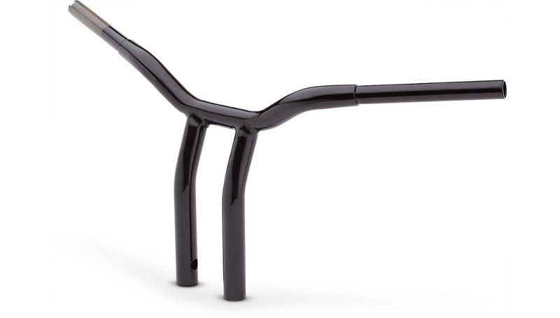 LA CHOPPERS Handlebar - Kage Fighter - One Piece - Bent - 12" - Black - LA-7338-12B