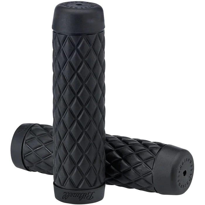 BILTWELL Grips - Torker - 1" - Black 6705-0101