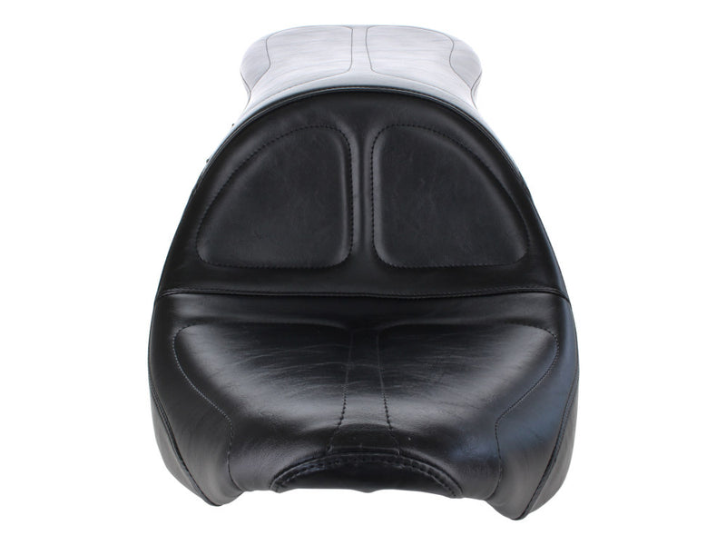 LE PERA Maverick Dual Seat With Stitch. Fits Softail Slim & Street Bob 2018up & Standard 2020up - LY-910 - PartsOutlet.com.au
