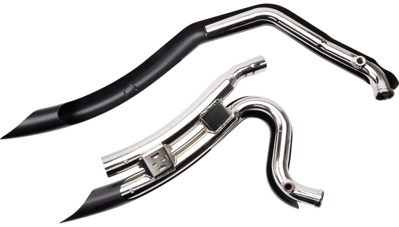 COBRA Speedster Swept Short Exhaust - Black - '06-'11 Dyna 6227B - PartsOutlet.com.au