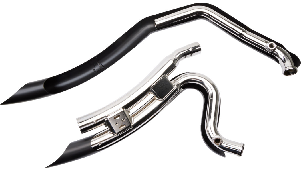 COBRA Speedster Swept Short Exhaust - Black - '06-'11 Dyna 6227B - PartsOutlet.com.au