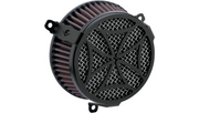 COBRA Air Cleaner Kit - '08-'17 FL - Black 606-0100-02B-SB - PartsOutlet.com.au