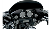 DRAG SPECIALTIES Billet Indicator Light Bezel - Harley-Davidson 1996-2013 - Chrome 2202-0062 - PartsOutlet.com.au
