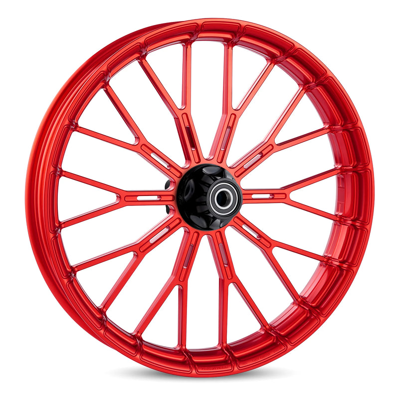 ARLEN NESS Y-SPOKE FORGED WHEELS, RED - 19"x3.25" - RIM ONLY - 71-558