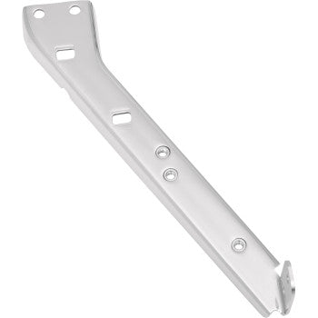 DRAG SPECIALTIES Left Saddlebag Rail Support  Bracket - Chrome - FL '80-'08 - S77-0135L