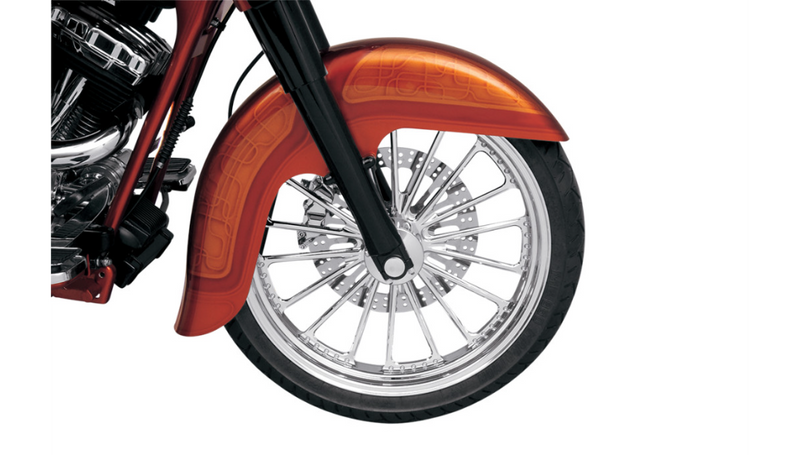 KLOCK WERKS WFB Benchmark Front Fender - Steel - Black - 21" - FL '84-'13 - KWF-01-0101