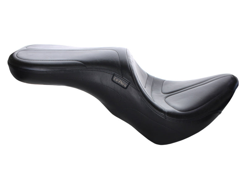 LE PERA Maverick Dual Seat With Stitch. Fits Softail Slim & Street Bob 2018up & Standard 2020up - LY-910 - PartsOutlet.com.au