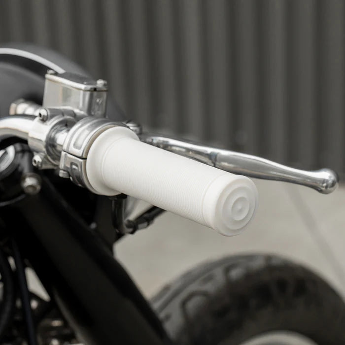 BILTWELL Grips - Kung Fu - 1" - White 6701-0201