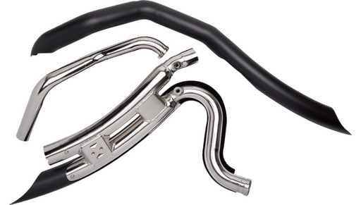 COBRA Speedster Swept Short Exhaust - Black - '10-'16 FL 6230B - PartsOutlet.com.au