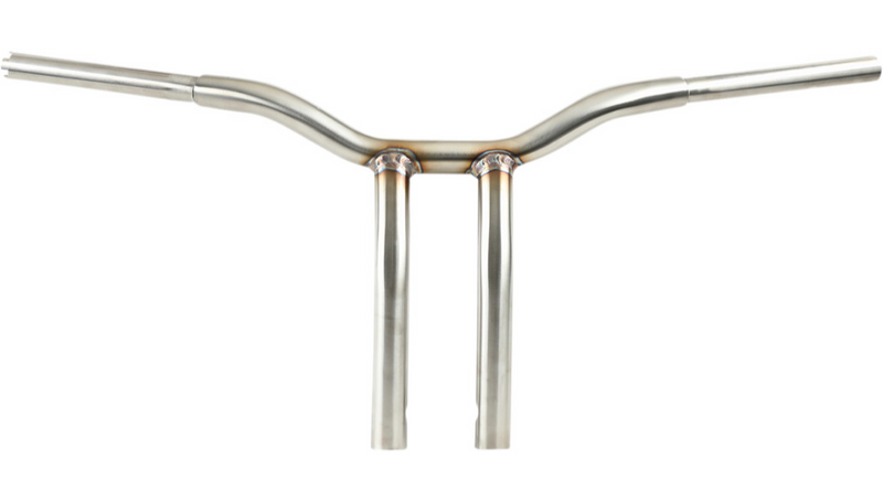 LA CHOPPERS Handlebar - Kage Fighter - One Piece - Bent - 12" - Stainless Steel - Harley-Davidson '57-'20 - LA-7338-12SS