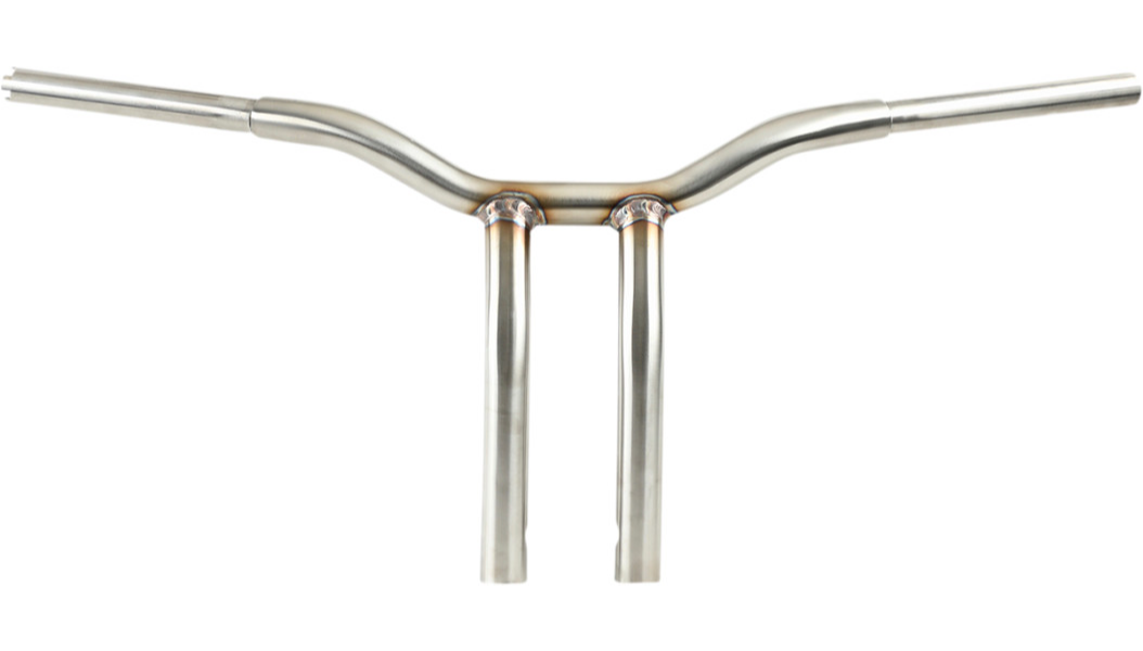 LA CHOPPERS Handlebar - Kage Fighter - One Piece - Bent - 12" - Stainless Steel LA-7338-12SS